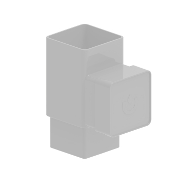 Rewizja kwadratowa 80x80 PVC firmy KROP w kolorze białym